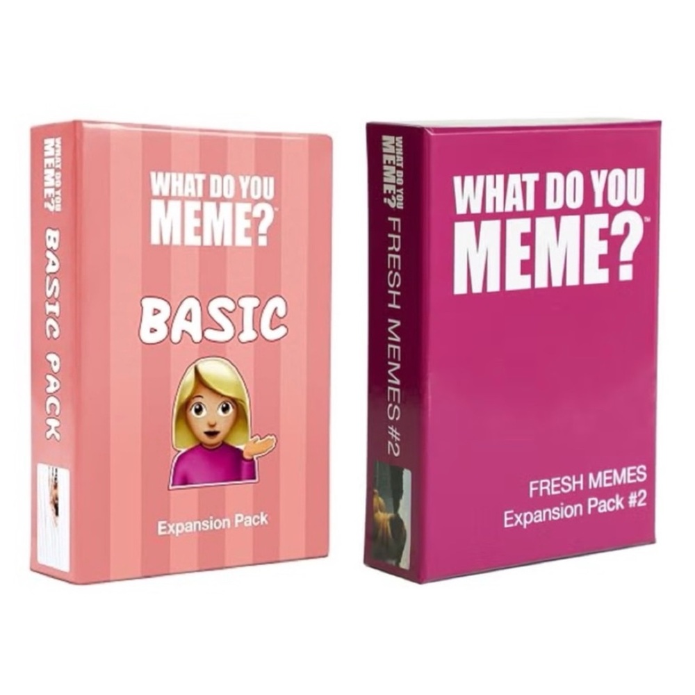 2 What Do You Meme? Basic & Fresh Memes #2 expansion pack - 2 packs